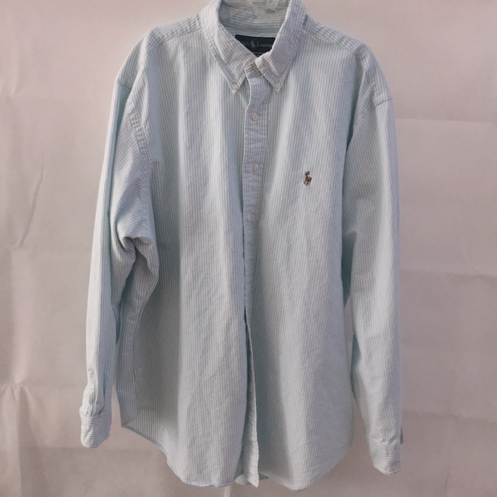 Ralph Lauren 100% Cotton seersucker shirt